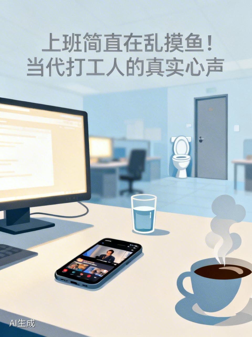 上班简直在乱摸鱼！当代打工人的真实心声别不好意思承认，很多人上班都在偷偷摸