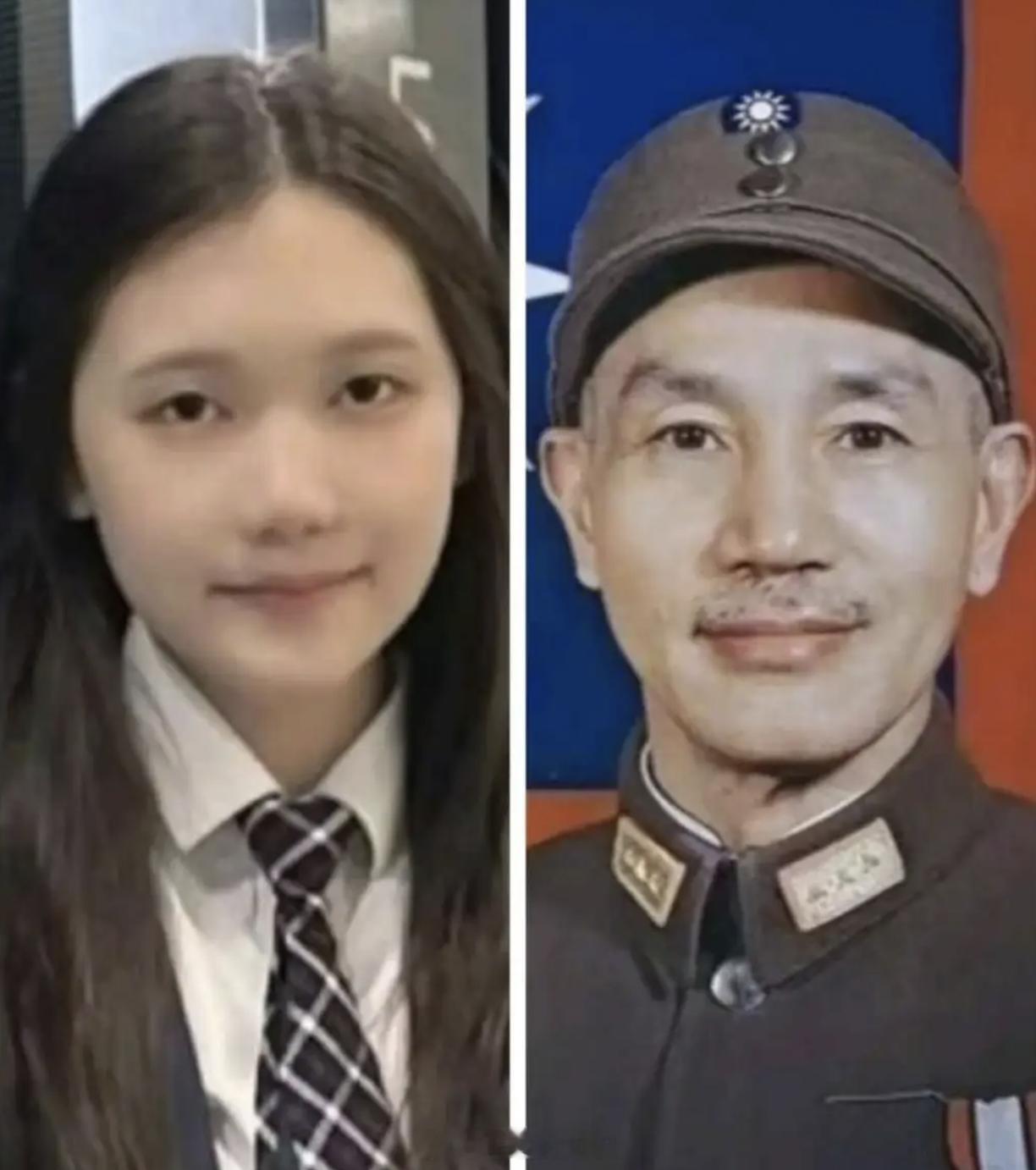 老蒋的第五代孙女高中毕业了蒋家第五代蒋得聆，蒋经国的曾孙女，蒋友松的女儿，毕业于