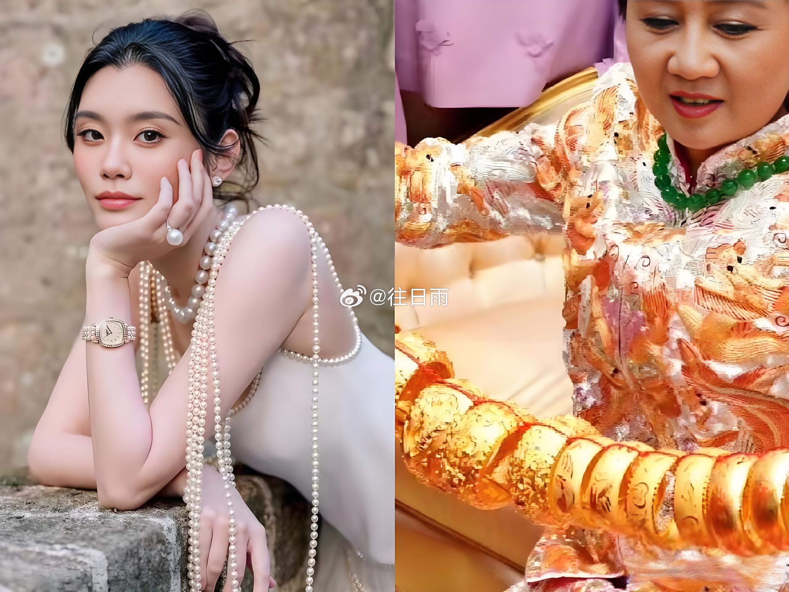 我问闺蜜，四太梁安琪为啥送女儿就是满屋黄金，送奚梦瑶就是珠宝呢？不能也送黄金吗？