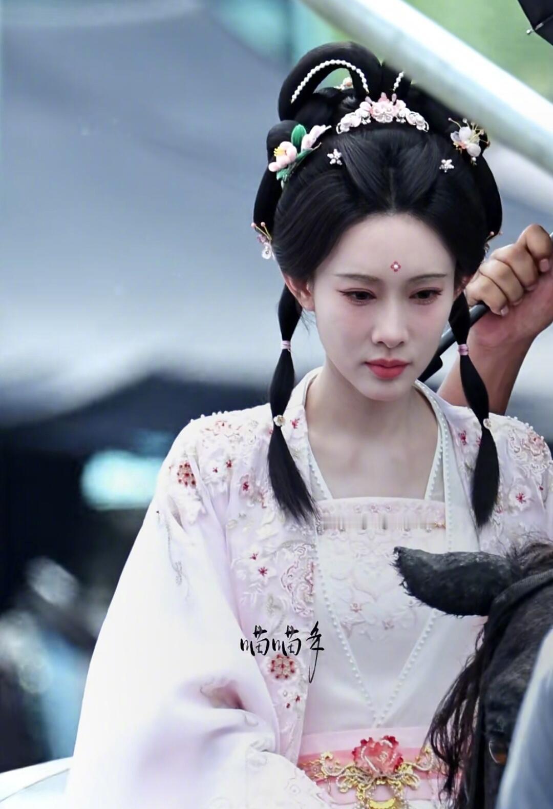 孟子义的辫子长了十五公分，额前碎发一甩，终于不像丫鬟了。可李梦演的女将军，还戴