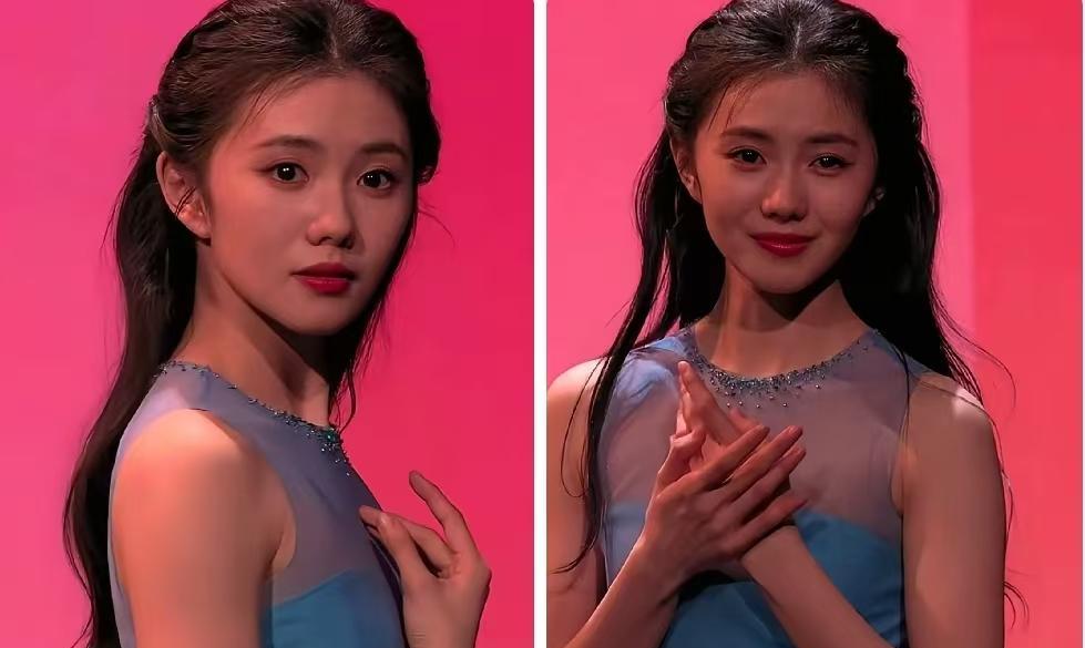 春晚那身校服，刘浩存一扭身，台下八成男人心都颤了！什么青春白月光，直接把全国观