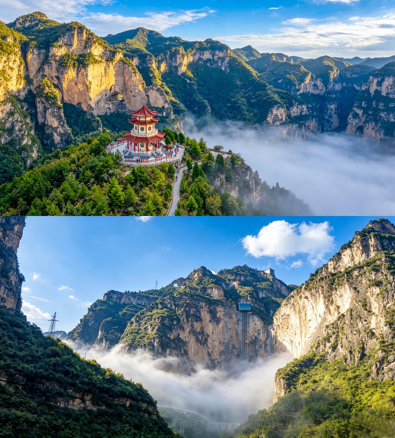 一次打卡4处太行秘境！豫晋冀自驾路线收好有人说，读懂中国北方的山，就要走