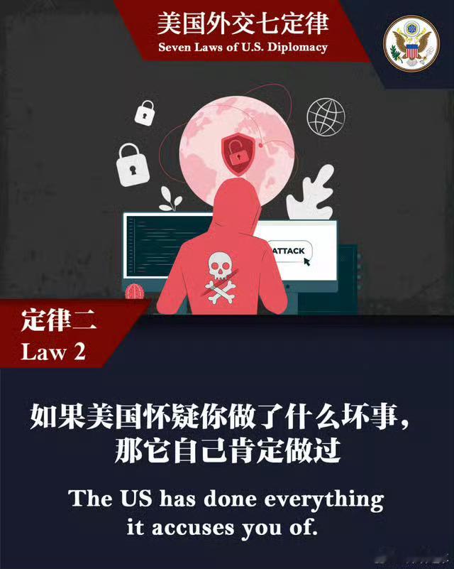 “美国外交七定律”，学习了