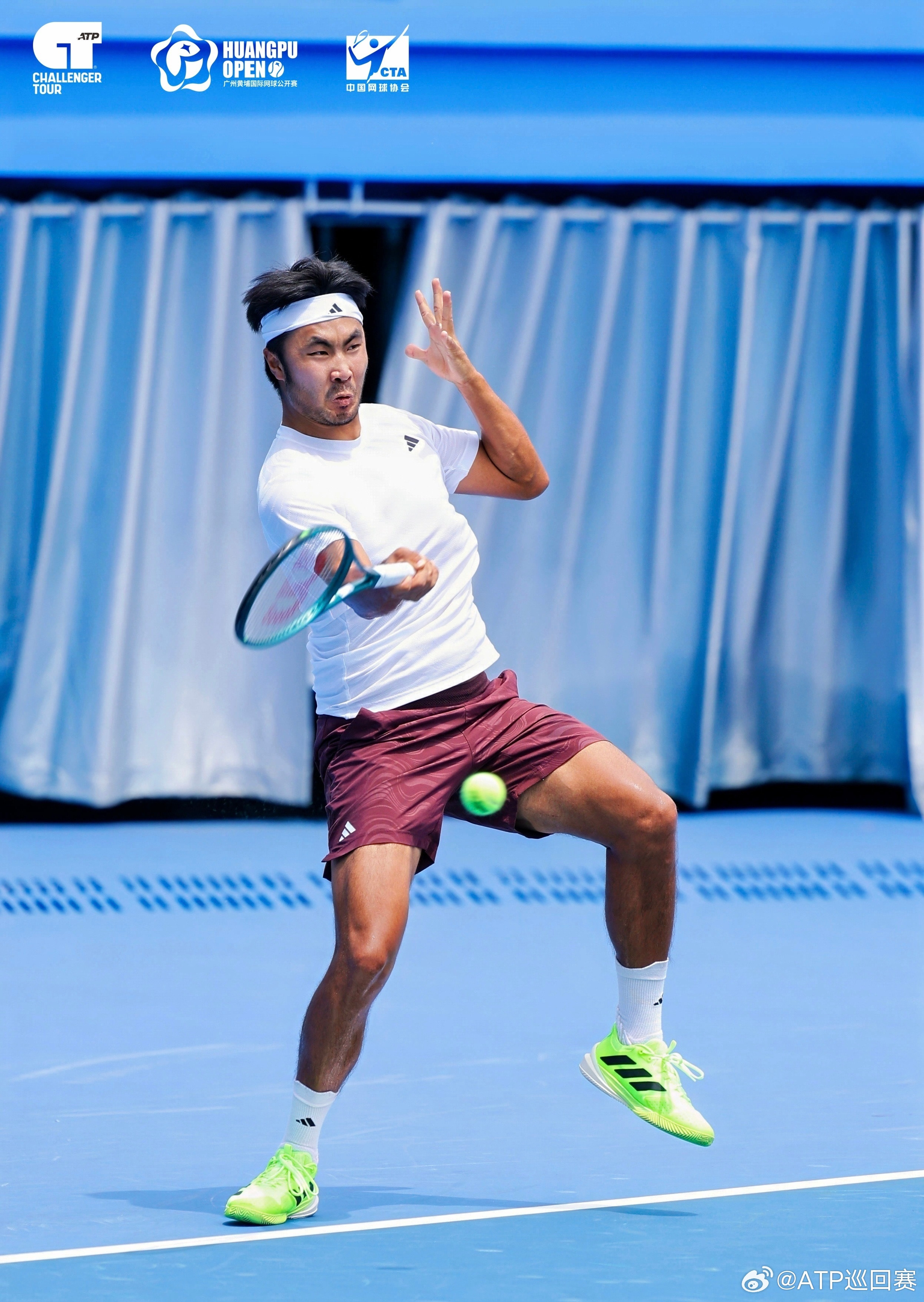 ATP挑战赛广州黄埔站中国大陆选手首轮赛果👇奥康奈尔[1]6-46-4