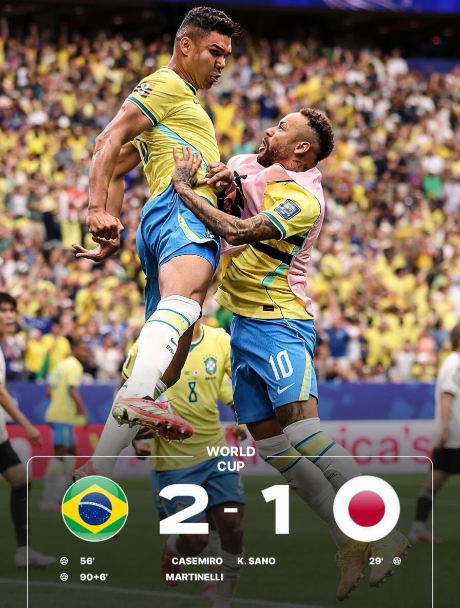 巴西2-1绝杀日本五大核心原因2026世界杯1/16决赛，日本上半场凭借佐