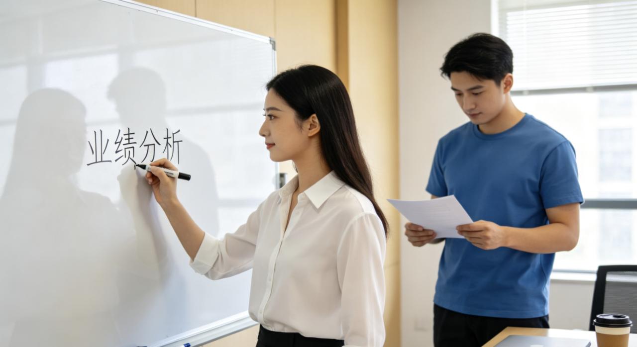 部门每次开会，她负责写白板，字迹清秀。他负责擦白板，动作利落。持续两年，没说过