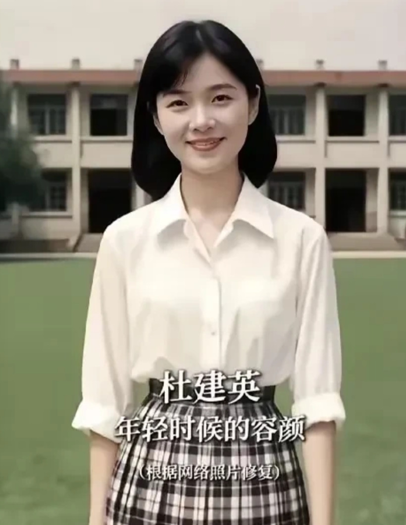 当年的杜建英，一表人才，小姑娘水灵灵的多可爱啊。多少年过去，人老珠黄，这是正常