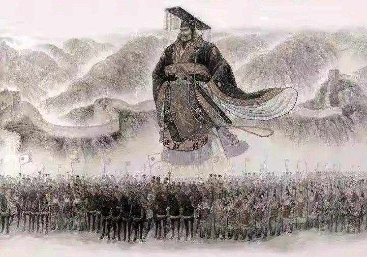 所以，历史的遗憾是什么？秦始皇49岁时就离世，仅仅三年后，刘邦、项羽只率两万人马就踏平了咸阳，奋斗了