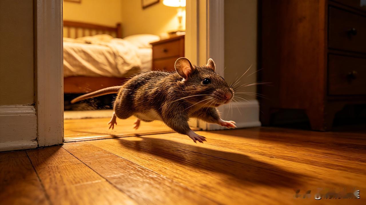 今天被一只大老鼠吓着了！两个多月没回家，小区现在又在清理流浪猫、流浪狗。没想