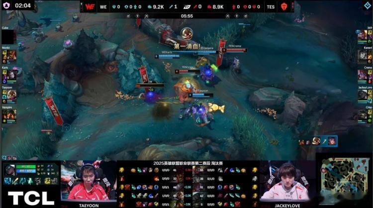 战歌起！刘神养出Taeyoon超神飞机哥哥塞纳0输出双方进决胜太狠了这泰坦[