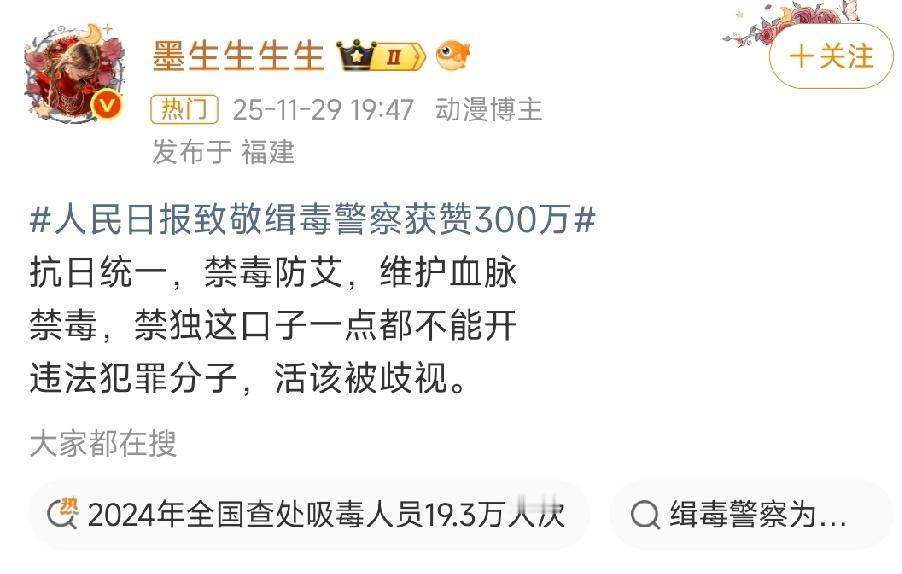 致敬缉毒英雄，守护社会安宁，人民日报此举既温暖又有力量，瞬间触动了广大网友的心弦