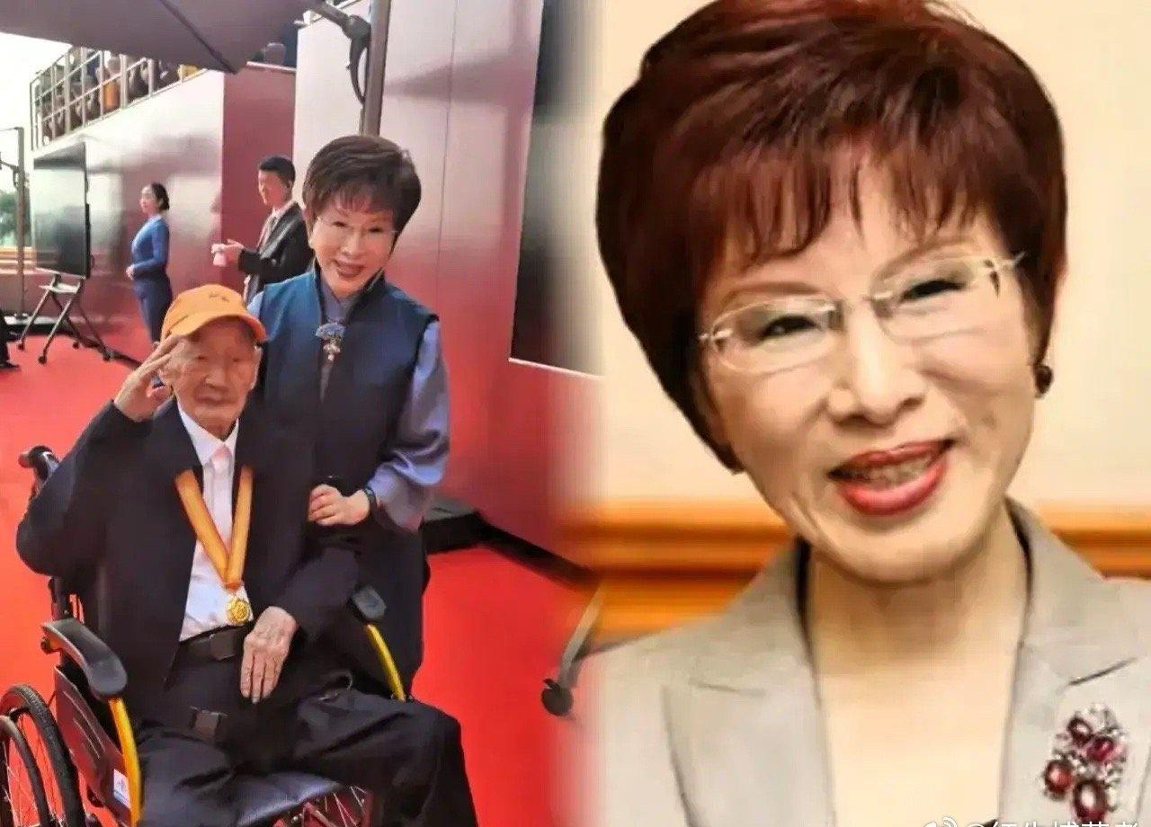 洪秀柱从北京回来那天，接机现场气氛特别怪。以往那些举着牌子骂人的人都不见了，