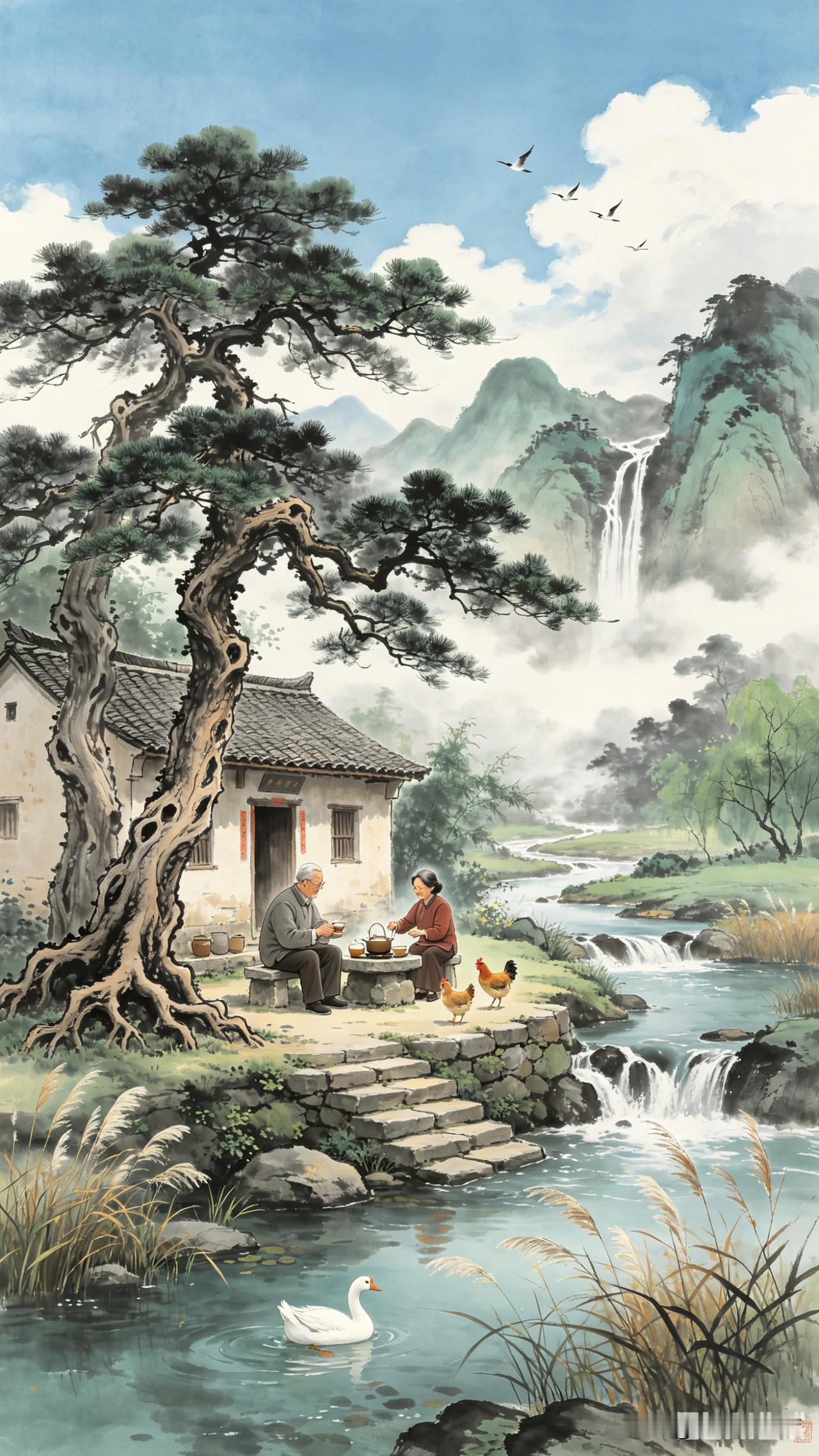 退休后的悠闲生活