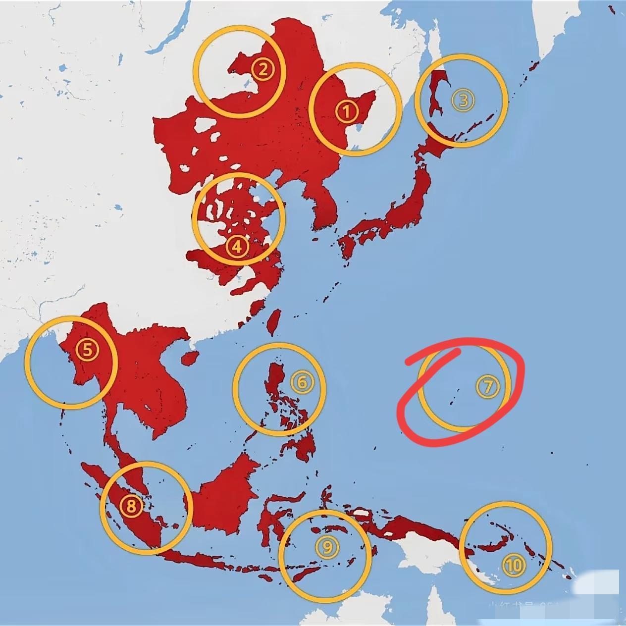 为什么7是历史上最容易突破的区域？[捂脸哭][捂脸哭]历史上美军的选择就是7_中