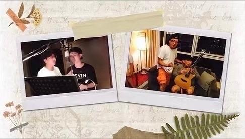 小胖老师家人做的纪念视频里有两张和楚生的合影。今天刷到了这个，莫名地有点感动。