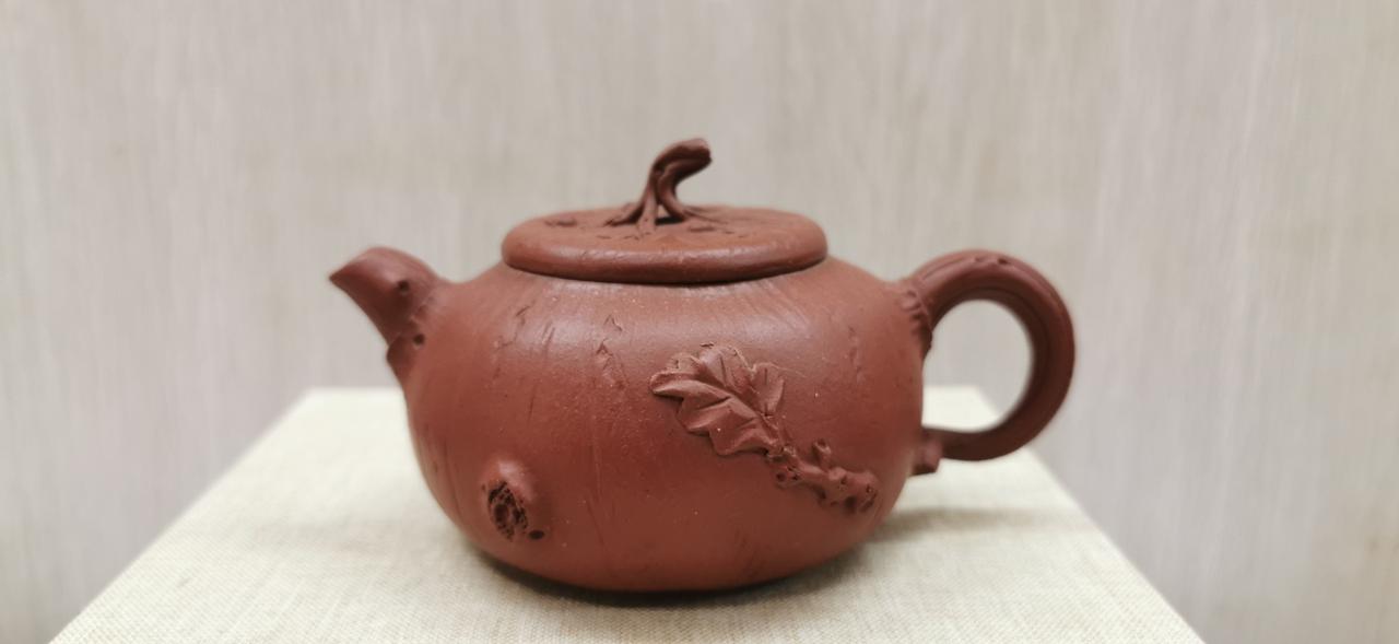 中国宜兴早期荆溪系列精品紫砂壶（网孔、约135cc）宜兴的紫砂壶泡什么茶最好呢茶