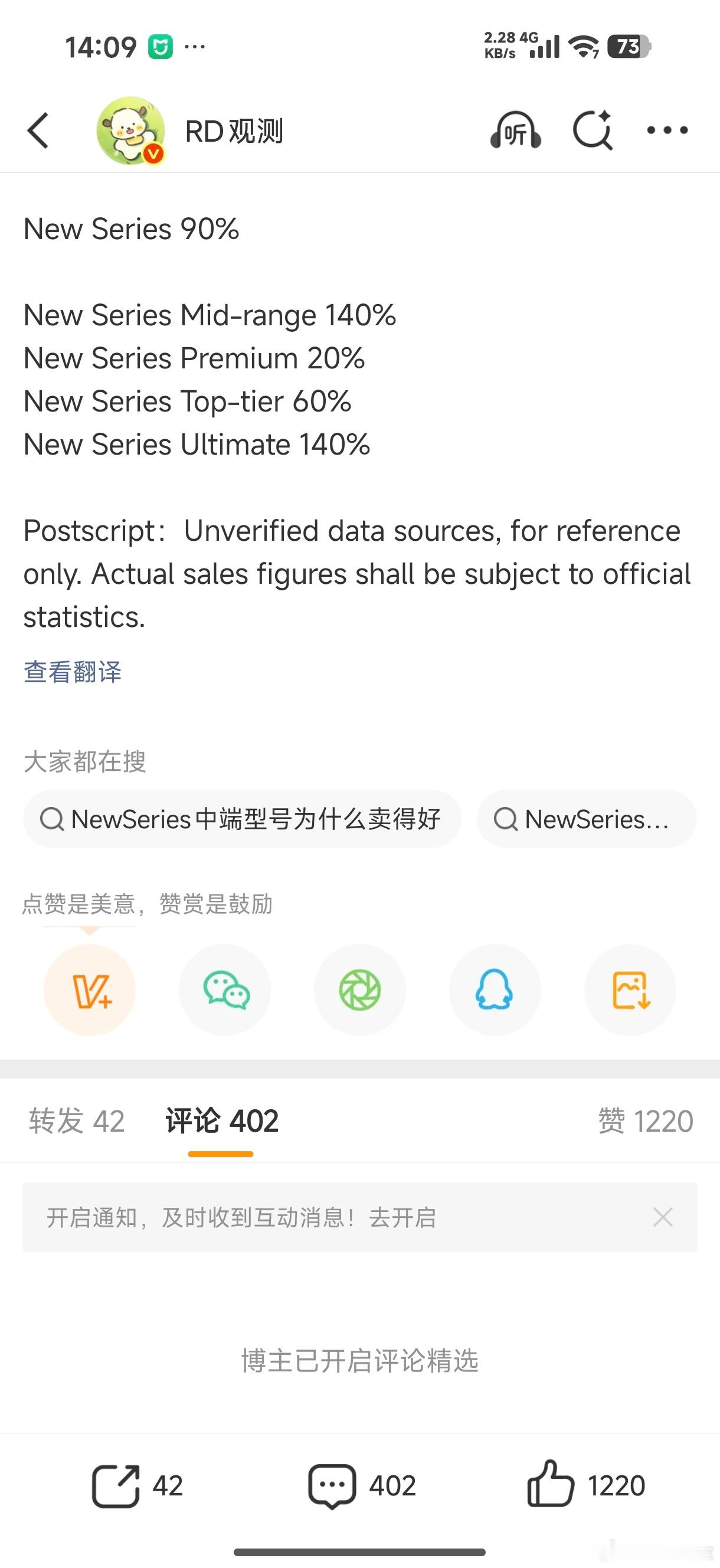 直接开了评论精选，搞不懂…
