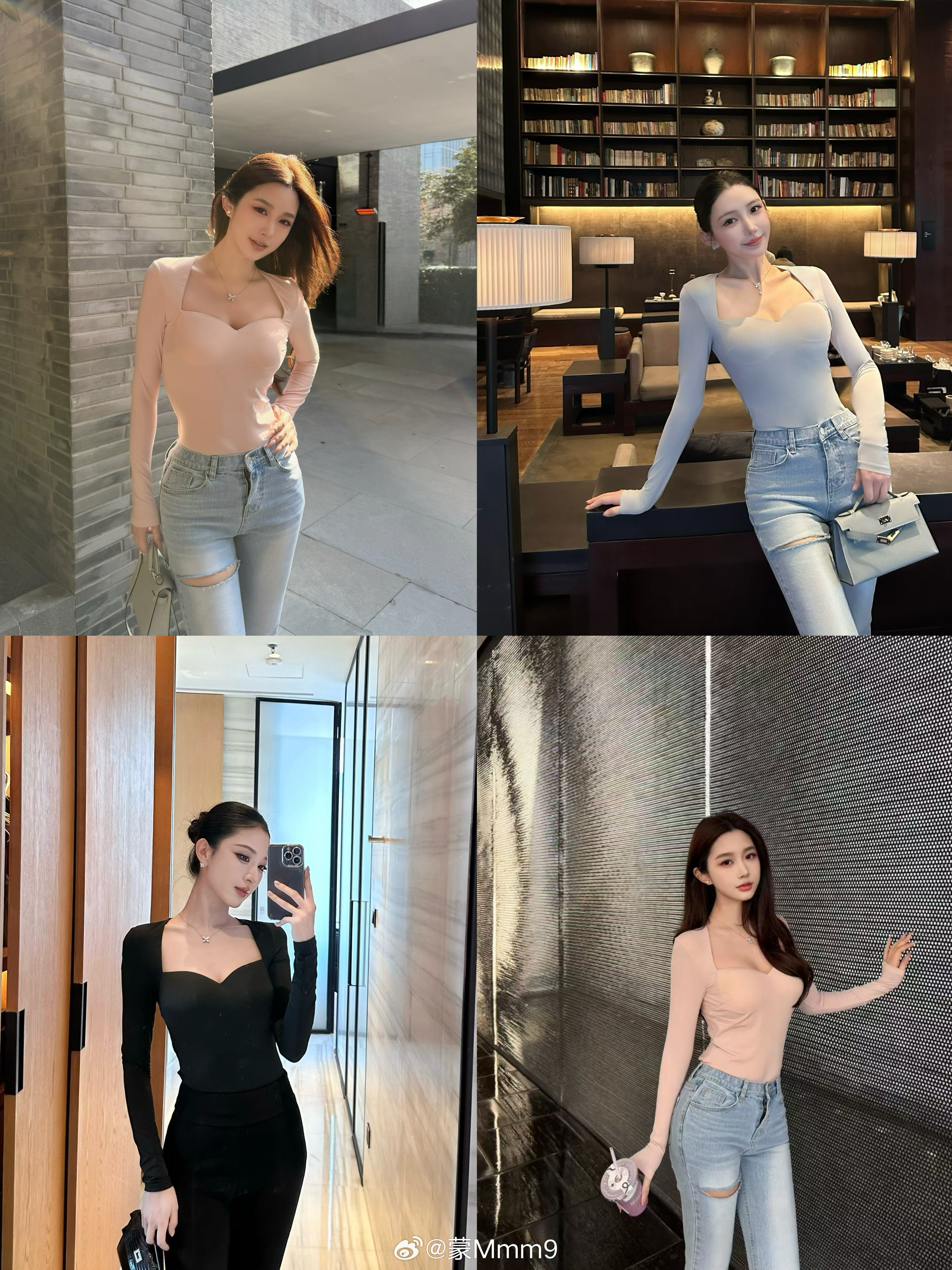 3色自带胸垫小打底轻松穿出好身材🤍