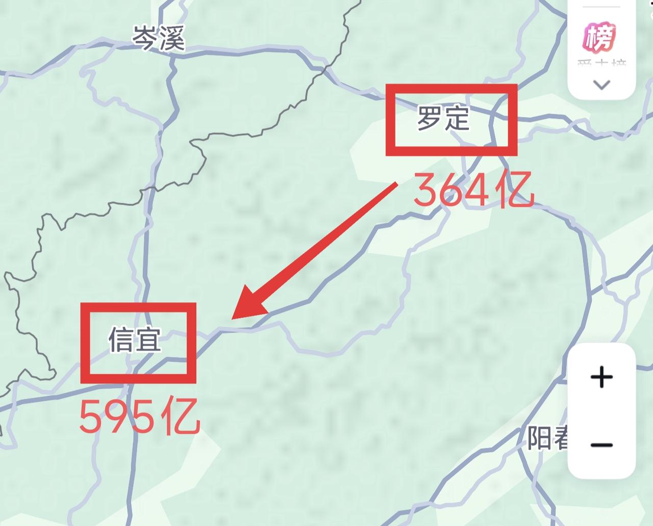 90年代信宜市有个的口号是学罗定超罗定，如今已经超越罗定不少。罗定90年代确实很