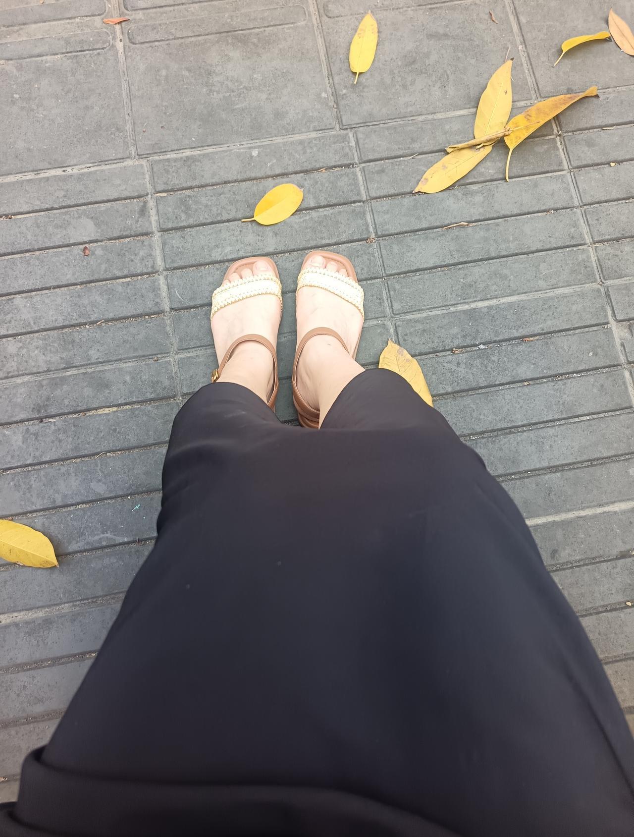 海岛风凉鞋夏天终于来了的感觉​​​