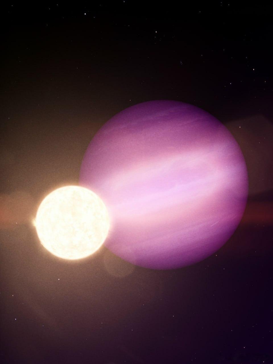 一个比其恒星还大的行星，2020年，天文学家在武仙座星座中发现了一个非凡的系统