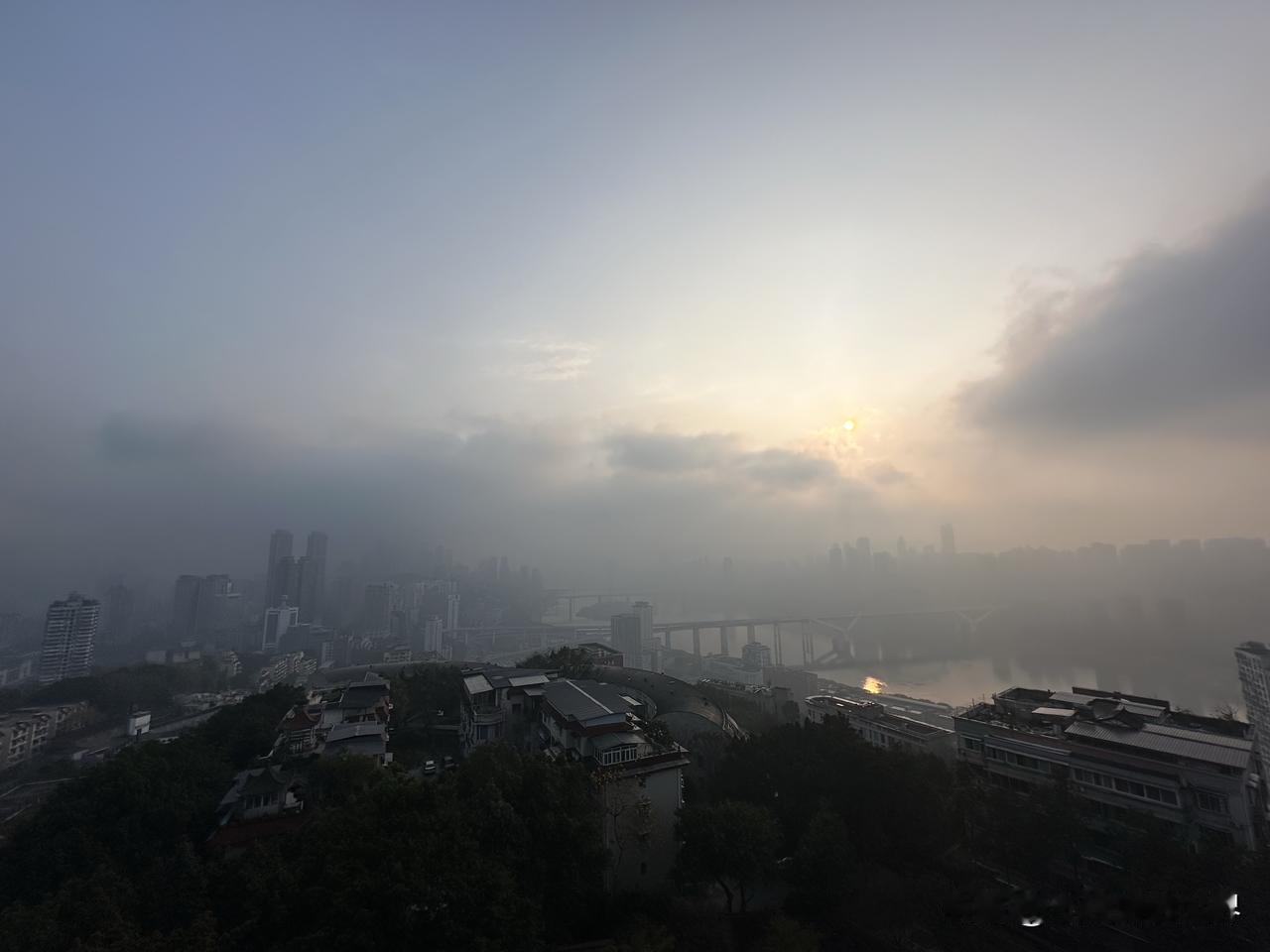 重庆人，别睡懒觉啦！1月5日上午9点，重庆终于出太阳啦！2026年重庆的第一个太