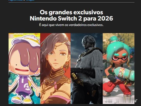 日前，葡萄牙EuroGamer发布文章，似乎意外泄露了多款Switch2独占游