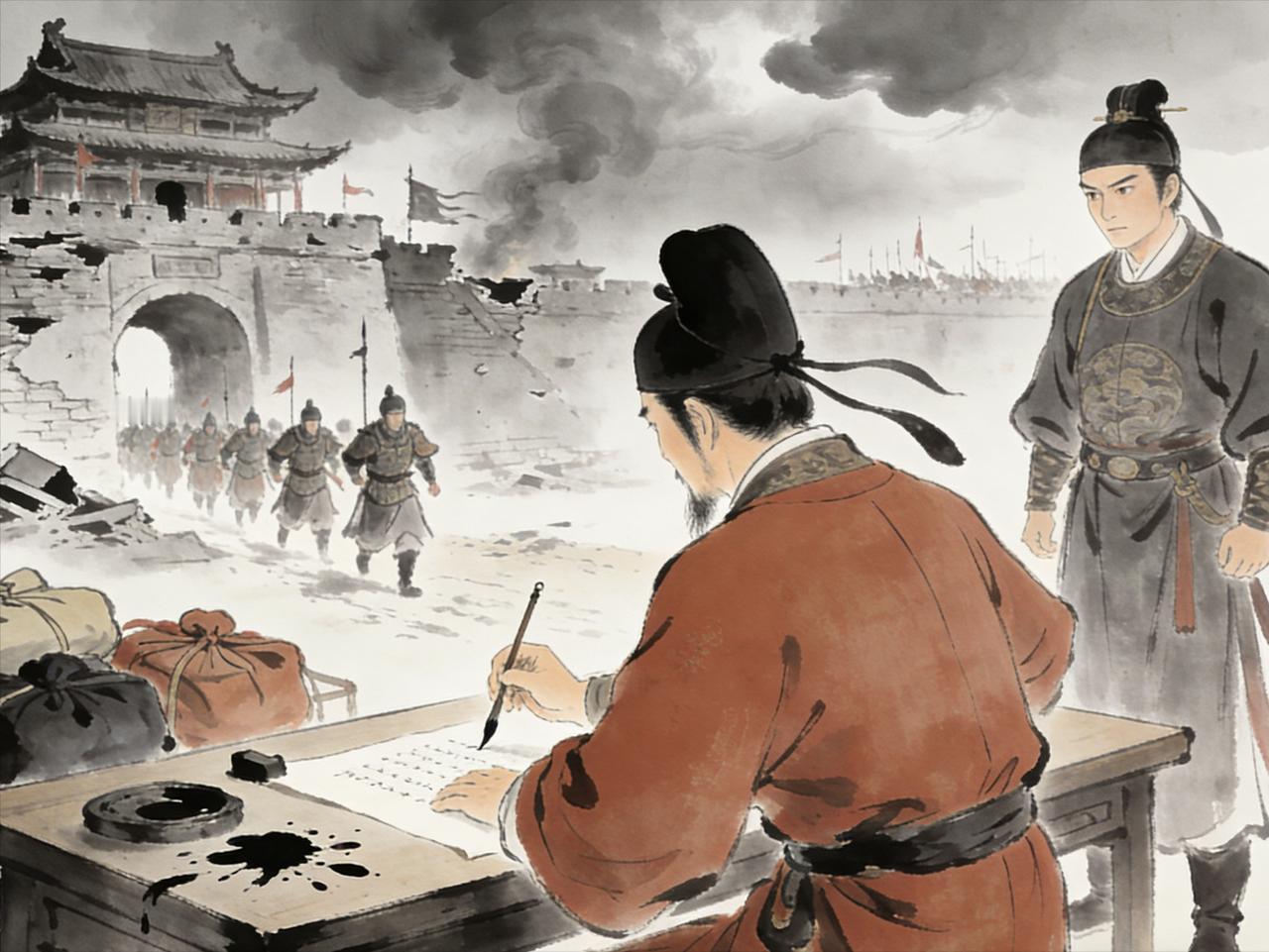 同样面对南宋灭亡，贾似道写悲壮《出师表》却逃命，此人一死连敌人都敬佩同样是南宋