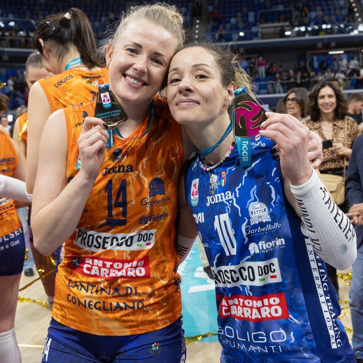 国际排坛动态朱婷夺意甲女排联赛冠军沃沃什收获身披科内利亚诺女排战袍后的第8枚意大