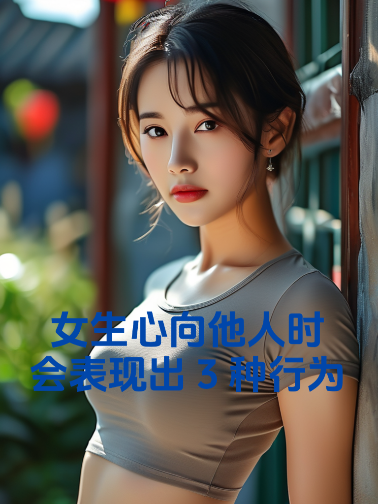 女生心向他人时，会表现出3种行为