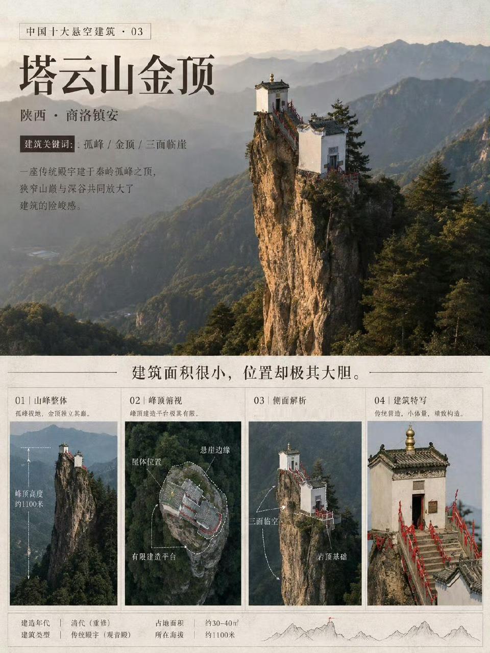 不止悬空寺，中国古代十大悬空建筑。古人到底是怎么把房子建上去的？