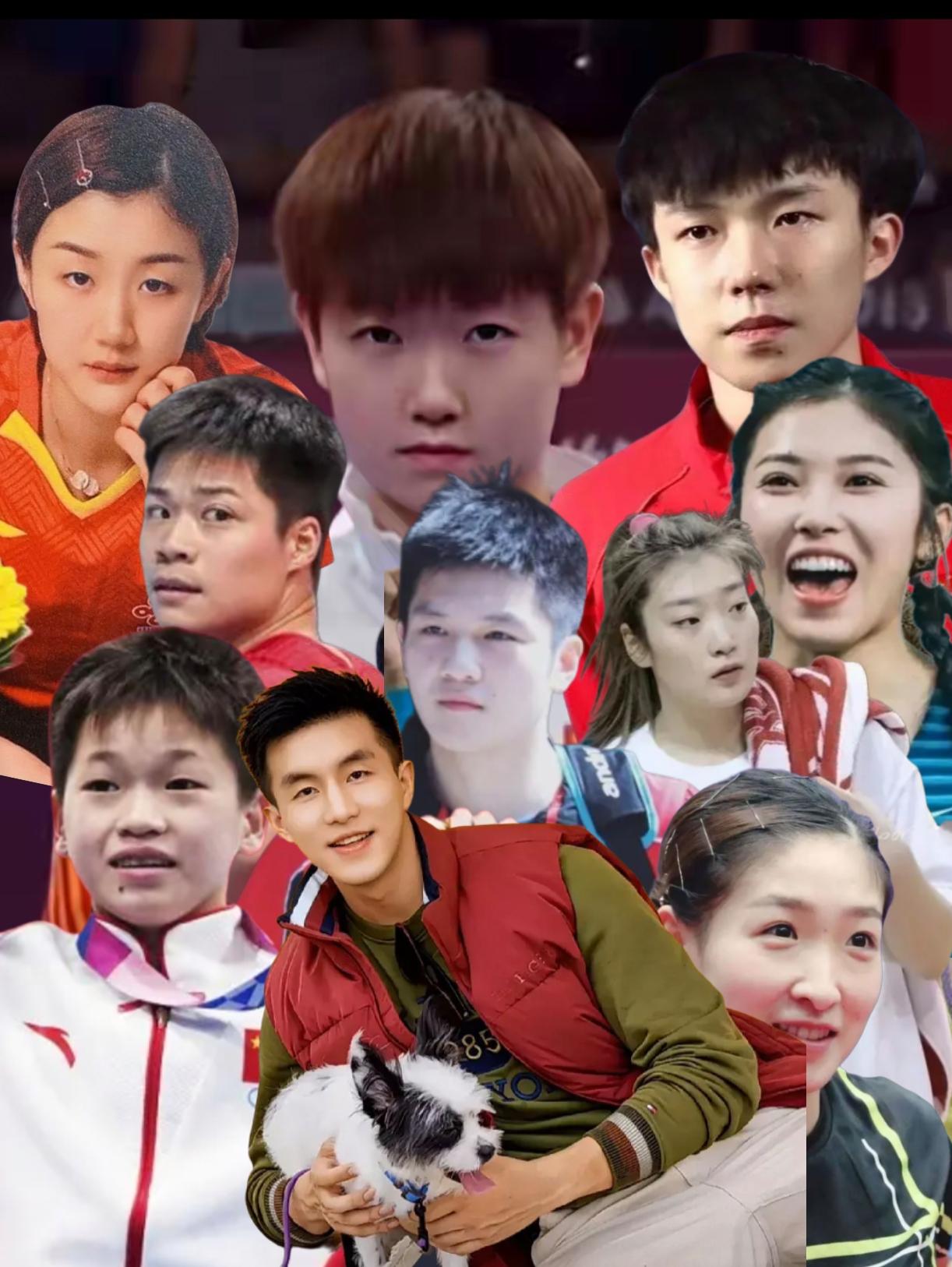 中国体育界，现役十大流量运动员，大家可还认同：1，孙颖莎，25岁，球技顶尖，