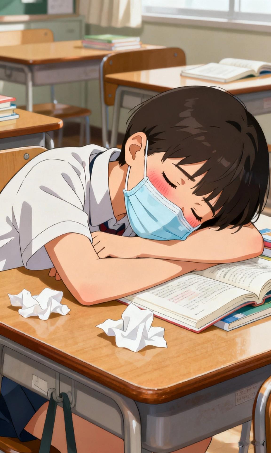 孩子生病了发烧了，真的不要嫌麻烦，把孩子继续送学校的，真的很讨厌这样的家长，害人