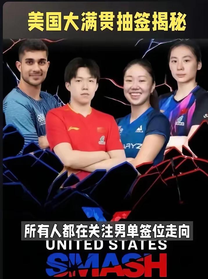 WTT美国大满贯抽签名单一出，球迷就炸了​王楚钦作为上一届美国大满贯的冠军，作