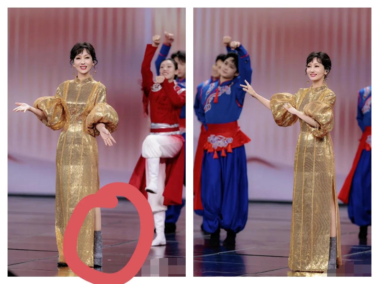 赵雅芝这状态，说她50岁都有人信！72岁穿10厘米水钻短靴站台上，腰杆笔挺得像尺