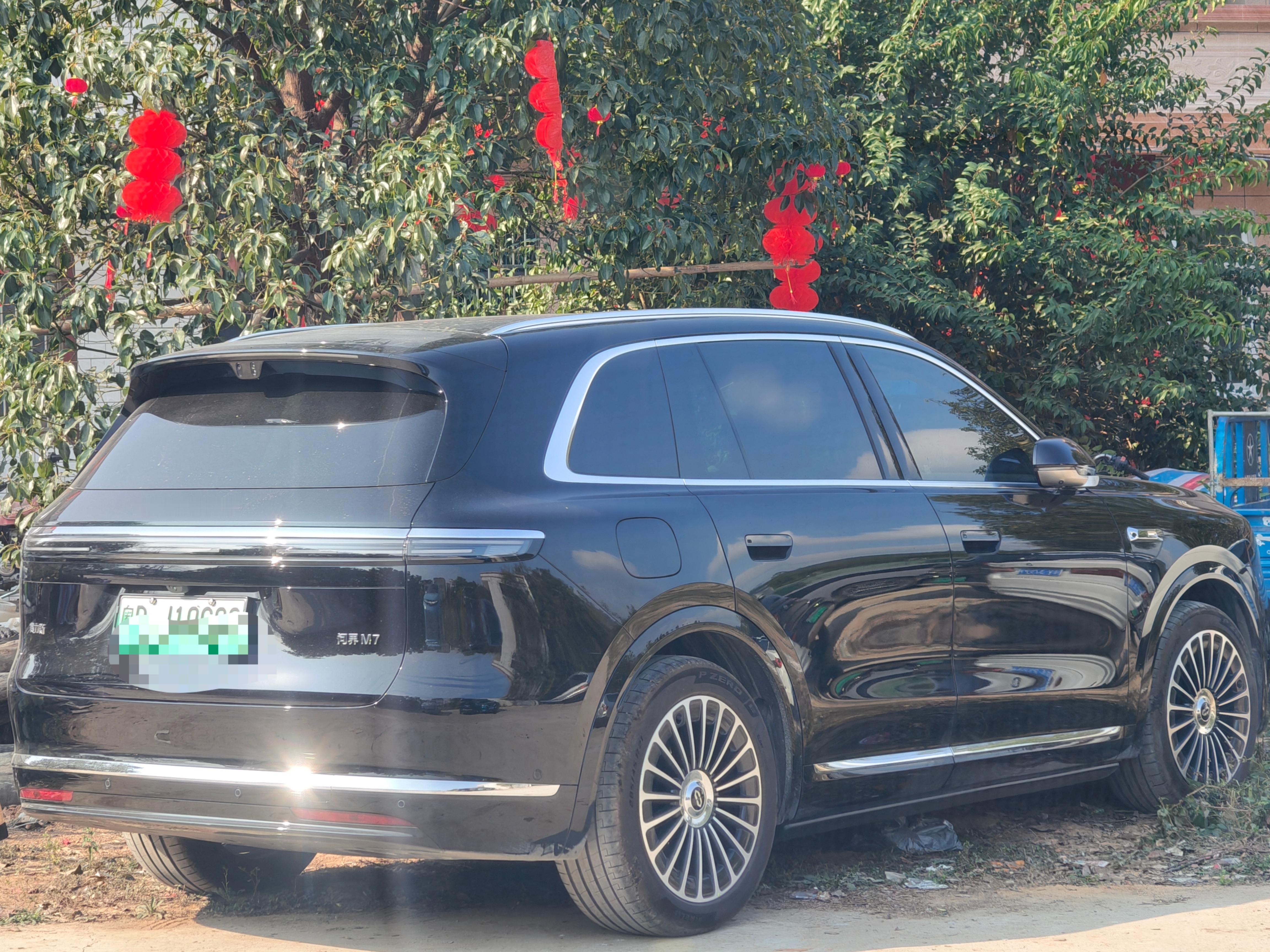 很恐怖兄弟，今年过年在小镇上，问界已经随街可见了，新一点的M7都看到好几个颜