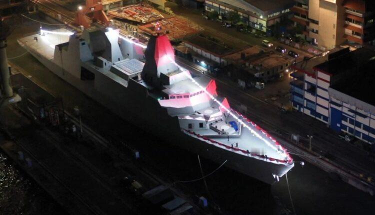 印尼下水6600吨全新大护，配备了64个垂发单元，比054A还多一半12月18