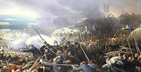 1812年，拿破仑率领13万法军深入俄国腹地，与库图佐夫指挥的15万俄军展开激战