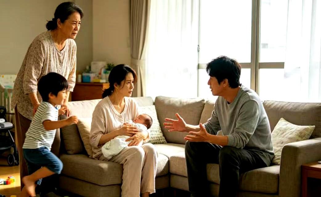 我坐月子时，婆婆不打招呼直接带小外孙来常住。她带着外孙过来，家里就没个清静地方