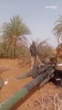 中国产AH-4型1555毫米超轻型榴弹炮现身苏丹战场。“苏丹武装部队”（SA