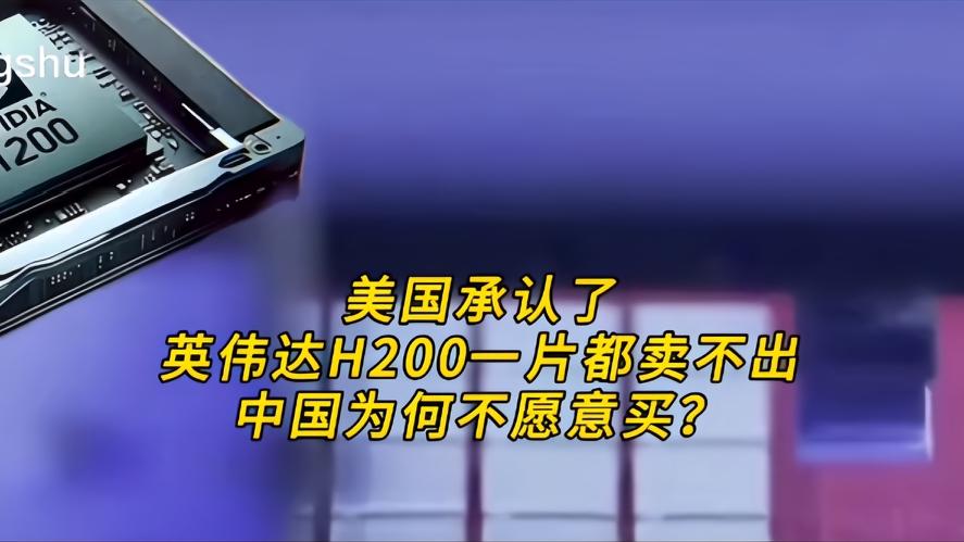 你知道吗？炸锅，美国亲口承认英伟达h200中国零销量，咱们为啥放着顶级芯片不要，