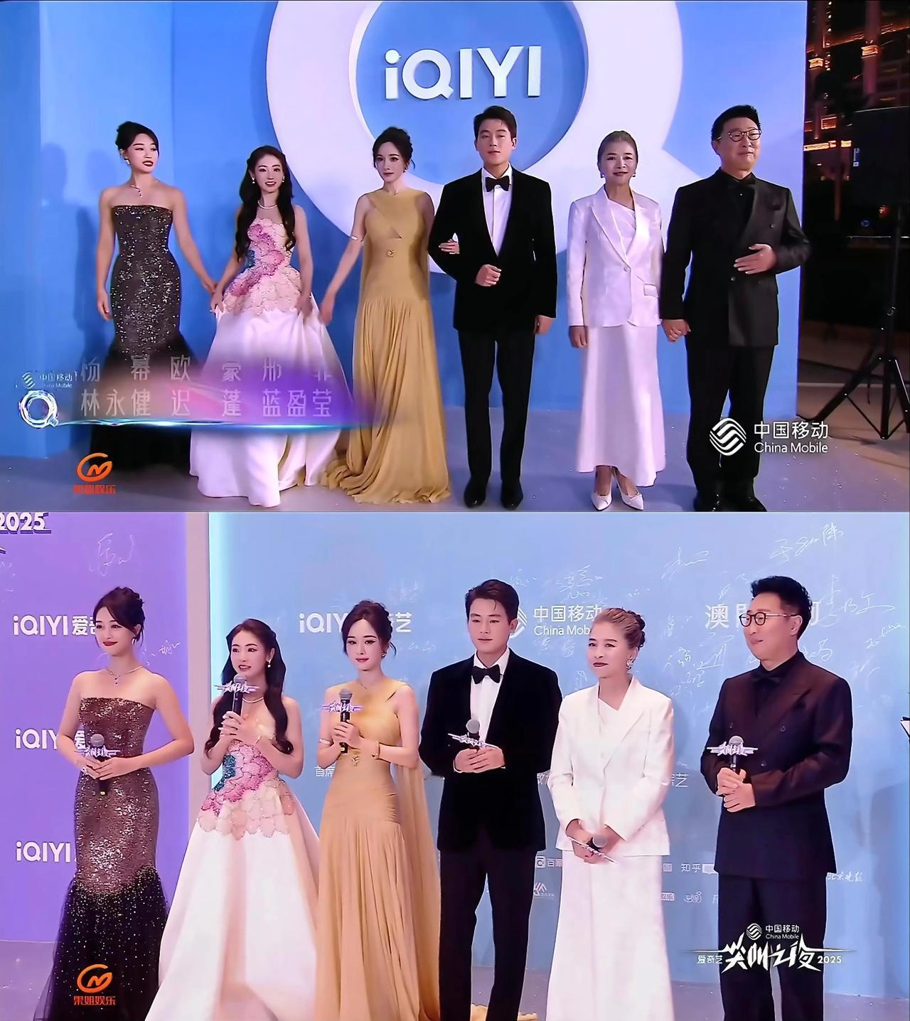 《生万物》剧组一起踏上红毯，眼前一亮又一亮，没想到最惊艳的是迟蓬老师！杨幂：