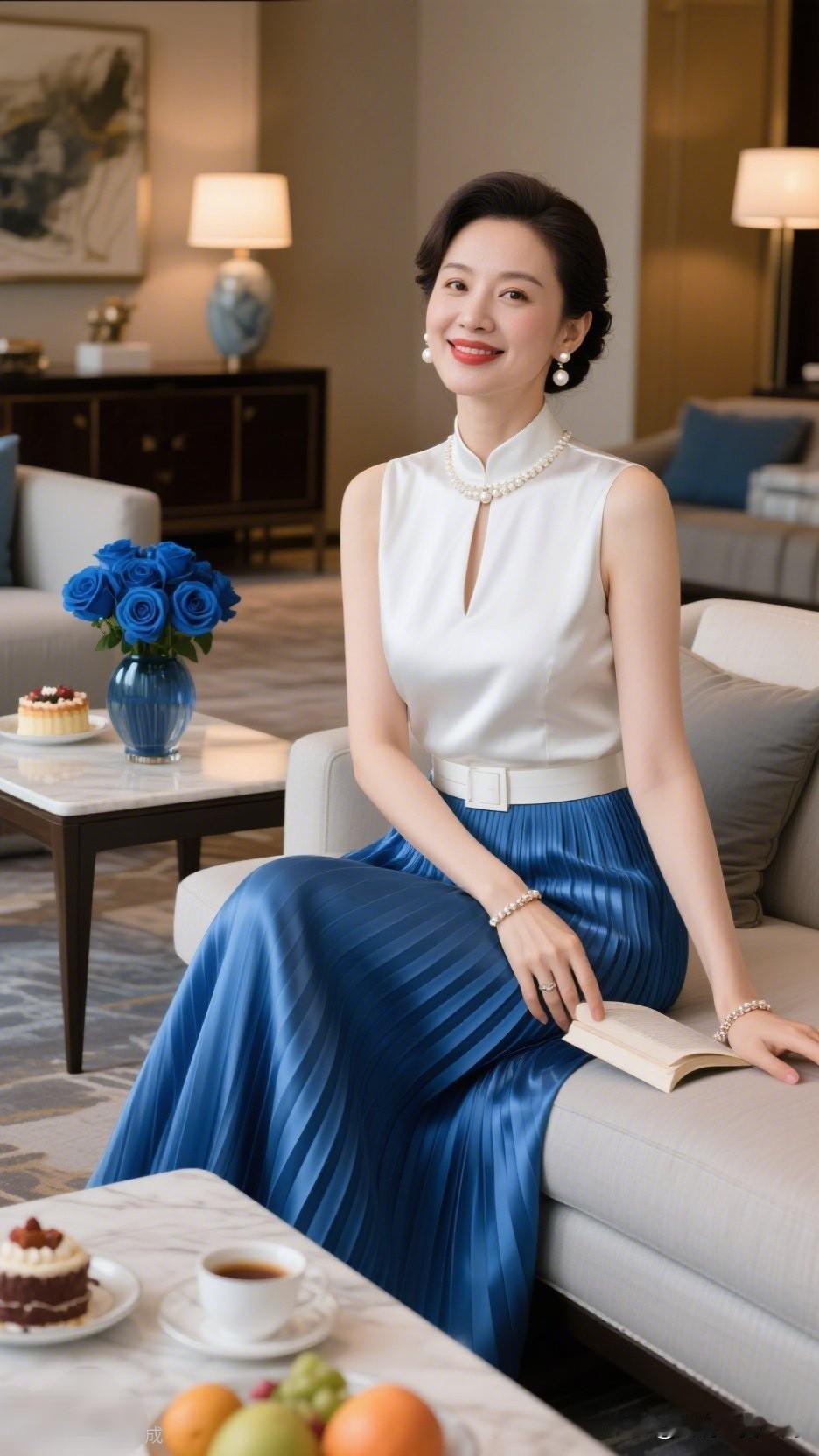 咖啡时光，品味生活之美，优雅气质穿搭，尽显女性魅力！如何穿搭让中年女性气质倍增?