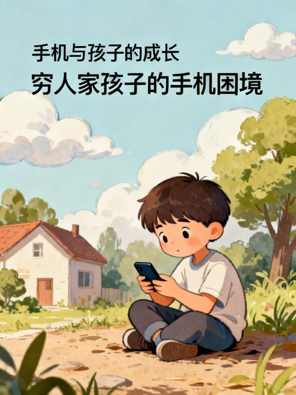 有个育儿专家说：“手机害的都是穷人家的孩子，因为穷人家的孩子除了手机，没有什么好