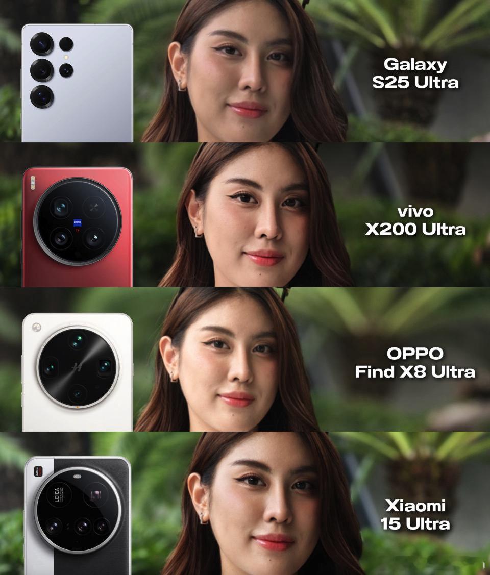 四款超级旗舰怼脸拍你们觉得三星好还是vivo好？OPPO好还是小米好？个人觉得v