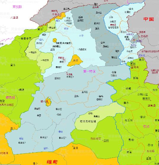 果敢军对德昂军的压制很犀利！大家看一下图一到图三，是4月、3月和2月的地形变