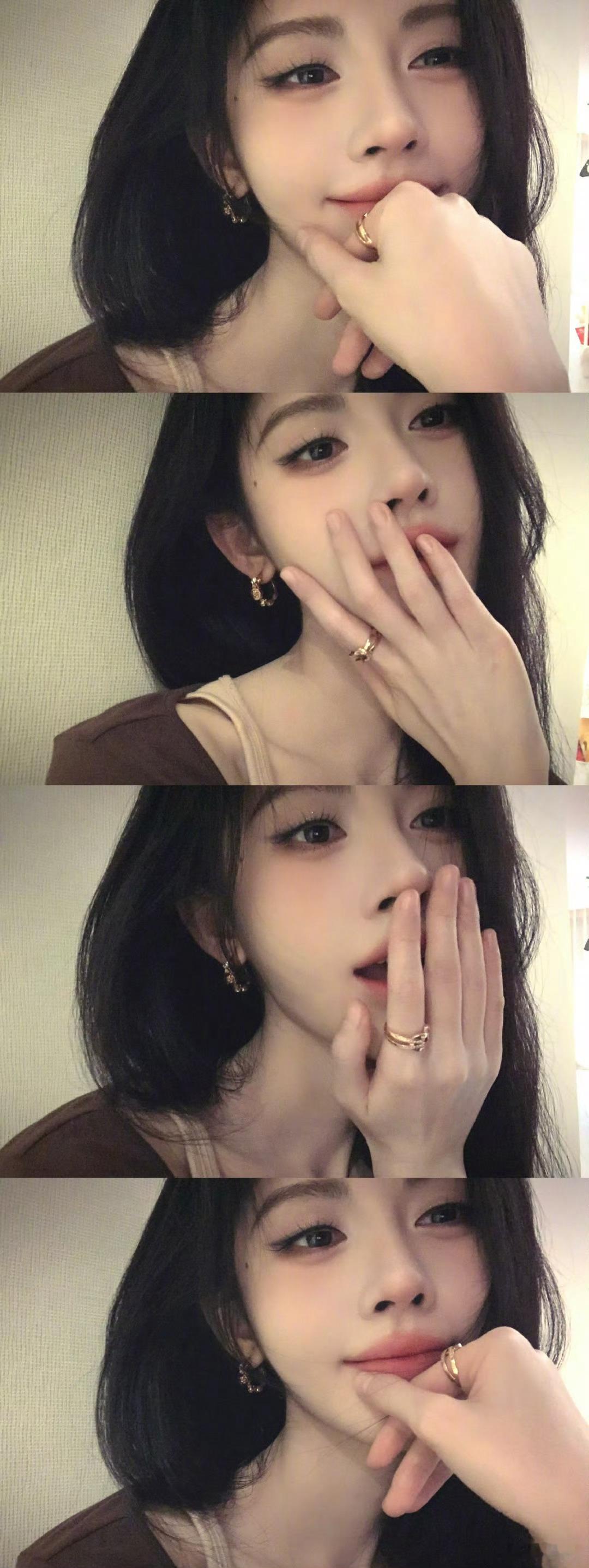 鞠婧祎自拍美出新高度鞠婧祎自拍四宫格plog谁懂啊！！鞠婧祎自拍美成啥样了🤩