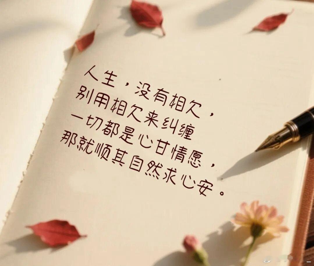 生活熙熙攘攘，人们你来我往，聚散由不得人。不是成全，就是圆满。有人爱你，有人伤你