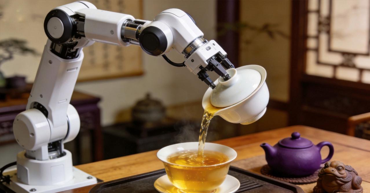 清华团队造了台泡茶机器人，半年融了两轮资，说要革茶艺师的命。产品叫"茶小牛"，