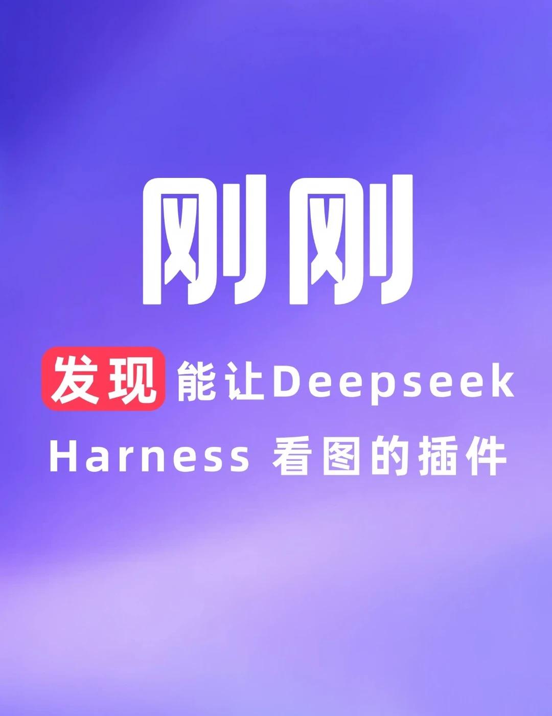 一个能让DeepSeekHarness长出眼睛的插件安装教程见[笔记附